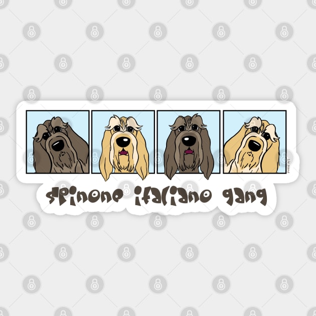 Spinone Italiano gear Sticker by LivHana